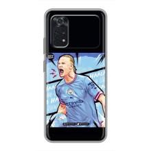 Чехлы с футболистом Ерлинг Холанд для Xiaomi POCO M4 Pro 5G (AlphaPrint) (гол Эрлинг Холланд)