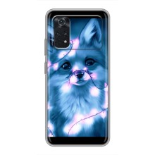 Чехлы с картинкой Лисички для Xiaomi POCO M4 Pro 5G (VPrint) (Яркая лисичка)