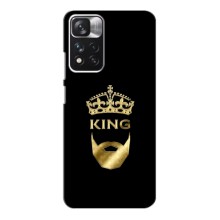 Чехол (Корона на чёрном фоне) для Поко М4 про (5G) – KING