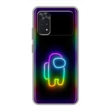 Чехол Амонг Ас для Xiaomi POCO M4 Pro 5G (AlphaPrint) (Яркий скин)