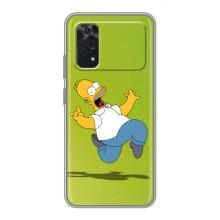 Чехол с Симпсонами для Xiaomi POCO M4 Pro 5G (VPrint) (Гомер Симпсон)