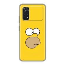 Чехол с Симпсонами для Xiaomi POCO M4 Pro 5G (VPrint) (Гомер)