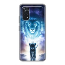 Чехол со Львом для Xiaomi POCO M4 Pro 5G (VPrint) (Маленький лев)