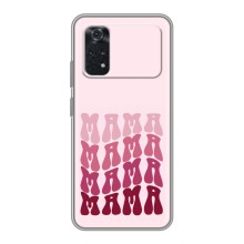 Чехлы на день мамы для Поко М4 про (5G) – Надпись мама