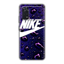 Чехол с логотипом Найк на Xiaomi POCO M4 Pro 5G (Найк на фиолетовом)