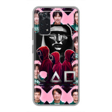 Чехол Гра в кальмара для Xiaomi POCO M4 Pro 5G – Персонажи игры кальмара