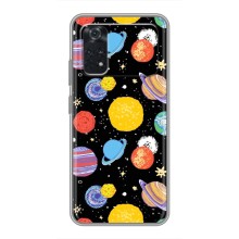 Космические Чехлы для Поко М4 Про 5G (VPrint) (Рисованные планеты)