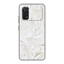 Мраморный чехол на Xiaomi POCO M4 Pro 5G (VPrint) (Белый мрамор)