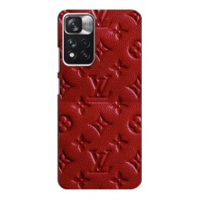 Текстурний Чохол Louis Vuitton для Поко М4 про (5G) – Червоний ЛВ