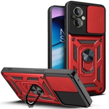 Ударопрочный чехол Camshield Serge Ring для Xiaomi Poco M5 – Красный