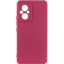 Чохол Silicone Cover Lakshmi Full Camera (A) для Xiaomi Poco M5 – Бордовий