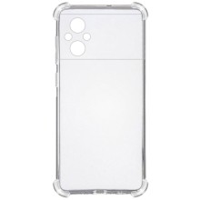 TPU чехол GETMAN Ease logo усиленные углы Full Camera для Xiaomi Poco M5 – Бесцветный (прозрачный)