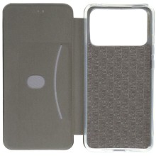 Кожаный чехол-книжка Classy для Xiaomi Poco M5 – Темно-синий