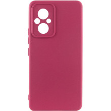 Чохол Silicone Cover Ummi Lakshmi Full Camera (AA) для Xiaomi Poco M5 – Бордовий