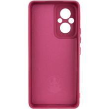 Чехол Silicone Cover Ummi Lakshmi Full Camera (AA) для Xiaomi Poco M5 – Бордовый