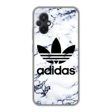Чохли Адидас для Xiaomi POCO M5 (AlphaPrint) (Адідас на мраморі)