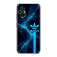 Чохли Адидас для Xiaomi POCO M5 (AlphaPrint) (Синій Адідас)