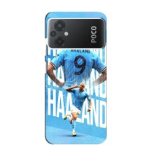 Чехлы с принтом для Xiaomi POCO M5 Футболист – Erling Haaland