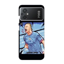 Чехлы с принтом для Xiaomi POCO M5 Футболист (гол Эрлинг Холланд)