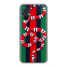 Чохли  GUCCI для Ксяомі ПОКО М5 (AlphaPrint) (Gucci змія)