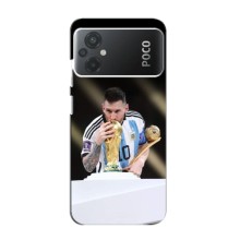 Чехлы Лео Месси Аргентина для Xiaomi Poco M5 (Кубок Мира)