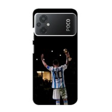 Чехлы Лео Месси Аргентина для Xiaomi Poco M5 (Лео Чемпион)