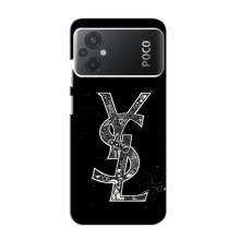 Чехол (Dior, Prada, YSL, Chanel) для Xiaomi POCO M5 (YSL)