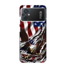 Чехол Флаг USA для Xiaomi Poco M5
