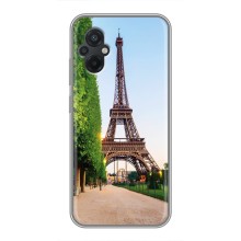 Чохол Ейфелева Вежа Xiaomi POCO M5 - (AlphaPrint) (Дорога до Парижу)