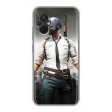 Силиконовый чехол с картинкой "Герой Pubg" на Xiaomi POCO M5 – Пабг