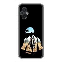 Силиконовый чехол с картинкой "Герой Pubg" на Xiaomi POCO M5 – Пубг мен
