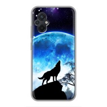 Чехол с Волком на Xiaomi POCO M5 – Воет на луну