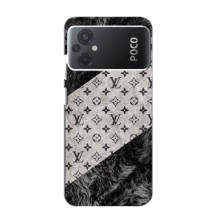 Чехол Стиль Louis Vuitton на Xiaomi Poco M5 (LV на белом)