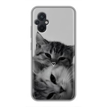 Чохол з малюнком кіт на Xiaomi POCO M5 (Пара котів)