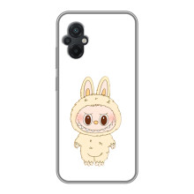 Чохол з принтом Лабубу для Xiaomi POCO M5 – Бежевий Лабубу