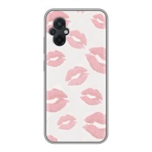Чохол з розовим принтом для Xiaomi POCO M5 (Рожеві губи)