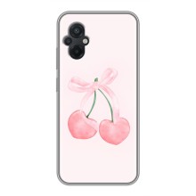 Чохол з розовим принтом для Xiaomi POCO M5 (Рожеві вишні)