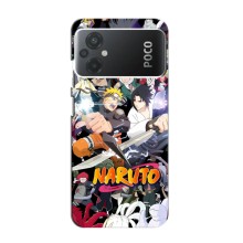 Купить Чехлы на телефон с принтом Anime для Поко М5 (Наруто постер)
