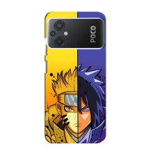 Купить Чехлы на телефон с принтом Anime для Поко М5 (Naruto Vs Sasuke)