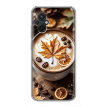 Чохол з унікальним дизайном 'Осінь з кавою' для Xiaomi POCO M5 – Пряна кава
