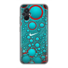 Силиконовый Чехол на Xiaomi POCO M5 с картинкой Nike (Найк зеленый)