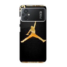 Силиконовый Чехол Nike Air Jordan на Поко М5 (Джордан 23)