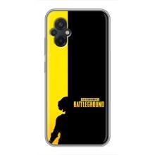 Чохол (TPU) з картинкою "Лого Пабг" на Поко М5 – Battlegrounds