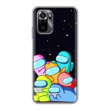 Чехол Амонг Ас для Xiaomi POCO M5s (AlphaPrint) (Скины в космосе)