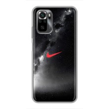 Чехол для Xiaomi POCO M5s - с принтом Найк (AlphaPrint) (Найк красный)