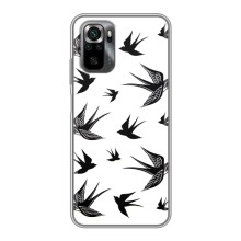 Чехол с птицами на Xiaomi POCO M5s (VPrint) (Ласточки)