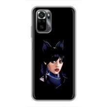Чехлы Венсдей на Xiaomi POCO M5s Уэнсдей (AlphaPrint) (серьезная Уэнздей)