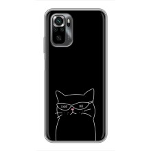 Чехол с рисунком кот на Xiaomi POCO M5s (Равнодушный кот)