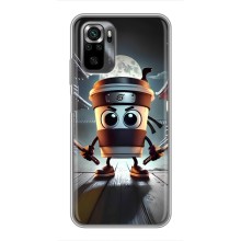 Чехол с мемом Тралалело тралала на Xiaomi POCO M5s (Капучино асасино)