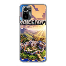 Чехол с картинками Майнкрафт для Поко М5с – Minecraft